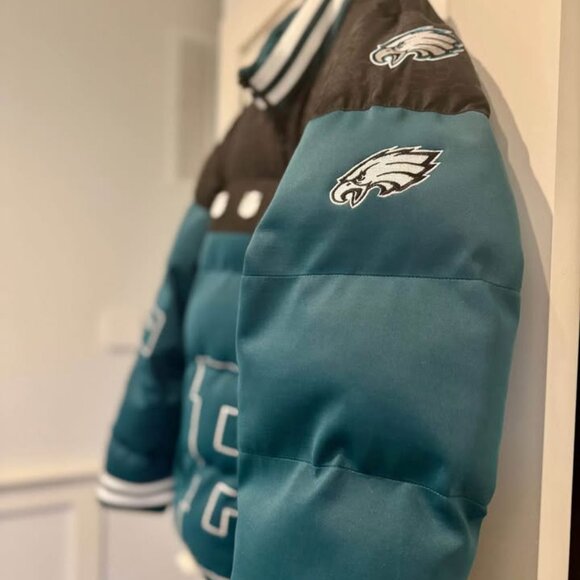 Unisex Midnight Green Philadelphia Eagles Off Season x NFL Team Puffer Jacket - Picture 3 of 9